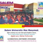 Salem University Post-UTME Admission Form for 2020/2021 Academic Session Announced