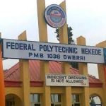 FEDERAL POLYTECHNIC, NEKEDE RELEASES POST UTME ADMISSION FORM FOR 2025/2026 ACADEMIC SESSION