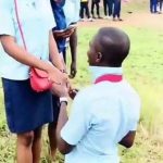 SS3 Student Proposes To His Girlfriend After Their WAEC Exams