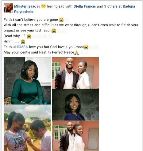 FINAL YEAR KADUNA-POLY STUDENT DIES WEEKS AFTER HER FINAL EXAMS