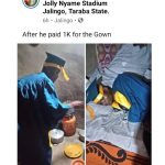 TARABA STATE UNIVERSITY {TASU} STUDENTS COOK, SLEEP IN THEIR MATRICULATION GOWNS TO EXHAUST THE MONEY SPENT IN RENTING IT