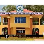 OSUN STATE COLLEGE OF TECHNOLOGY {OSCOTECH} RELEASES ND DAILY PART-TIME ADMISSION FORM FOR 2021/2022 SESSION