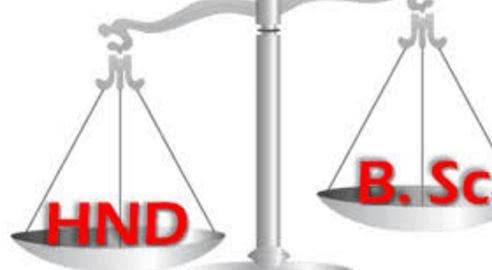 BSc/HND DICHOTOMY REMAINS UNTIL CIVIL SERVICE REFORM IS COMPLETED