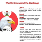 2021 EFCC ESSAY COMPETITION FOR YOUNG NIGERIANS