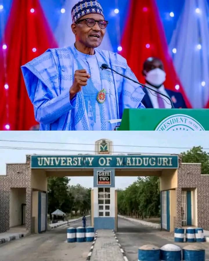FG RENAMES UNIVERSITY OF MAIDUGURI (UNIMAID) AFTER LATE FORMER PRESIDENT MUHAMMADU BUHARI
