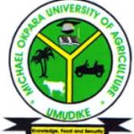 MICHAEL OKPARA UNIVERSITY OF AGRICULTURE, UMUDIKE (MOUAU) RELEASES POST UTME/DE ADMISSION FORM FOR 2025/2026 ACADEMIC SESSION