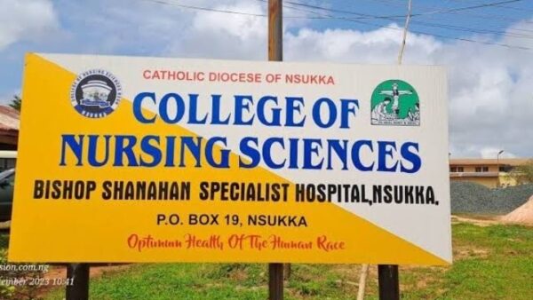BISHOP SHANAHAN SPECIALIST HOSPITAL COLLEGE OF NURSING SCIENCES, NSUKKA RELEASES ADMISSION FORM FOR THE 2026/2027 ACADEMIC SESSION