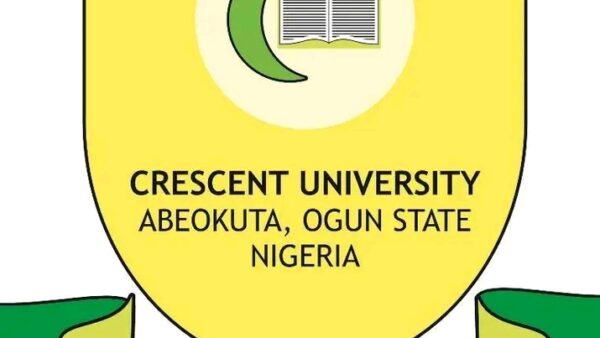 CRESCENT UNIVERSITY, ABEOKUTA RELEASES SCHOOL FEES SCHEDULE FOR THE 2026/2027 ACADEMIC SESSION