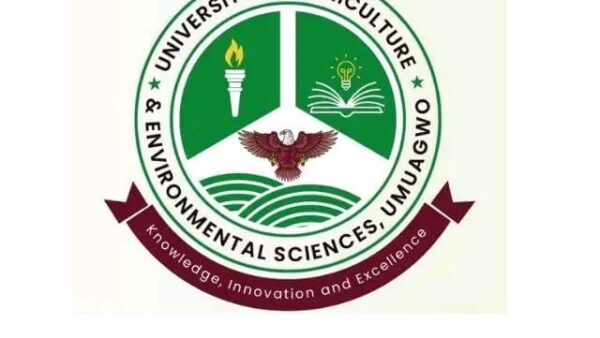 UNIVERSITY OF AGRICULTURE AND ENVIRONMENTAL SCIENCES, UMUAGWO RELEASES POST-UTME/DE ADMISSION FORM FOR THE 2026/2027 ACADEMIC SESSION
