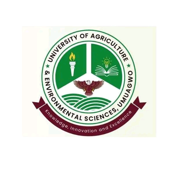 UNIVERSITY OF AGRICULTURE AND ENVIRONMENTAL SCIENCES, UMUAGWO RELEASES POST-UTME/DE ADMISSION FORM FOR THE 2026/2027 ACADEMIC SESSION