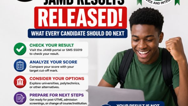 2026 JAMB Results Released: What Every Candidate Should Do Next
