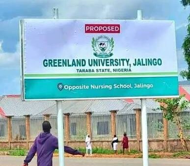 GREENLAND UNIVERSITY, JALINGO RELEASES POST-UTME/DE ADMISSION FORM FOR THE 2026/2027 ACADEMIC SESSION
