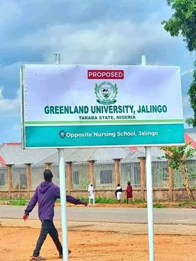 GREENLAND UNIVERSITY, JALINGO RELEASES POST-UTME/DE ADMISSION FORM FOR THE 2026/2027 ACADEMIC SESSION