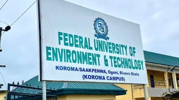 FEDERAL UNIVERSITY OF ENVIRONMENTAL TECHNOLOGY, KOROMA BEGINS UPLOADING OF ADMISSION LIST ON JAMB CAPS FOR THE 2026/2027 ACADEMIC SESSION