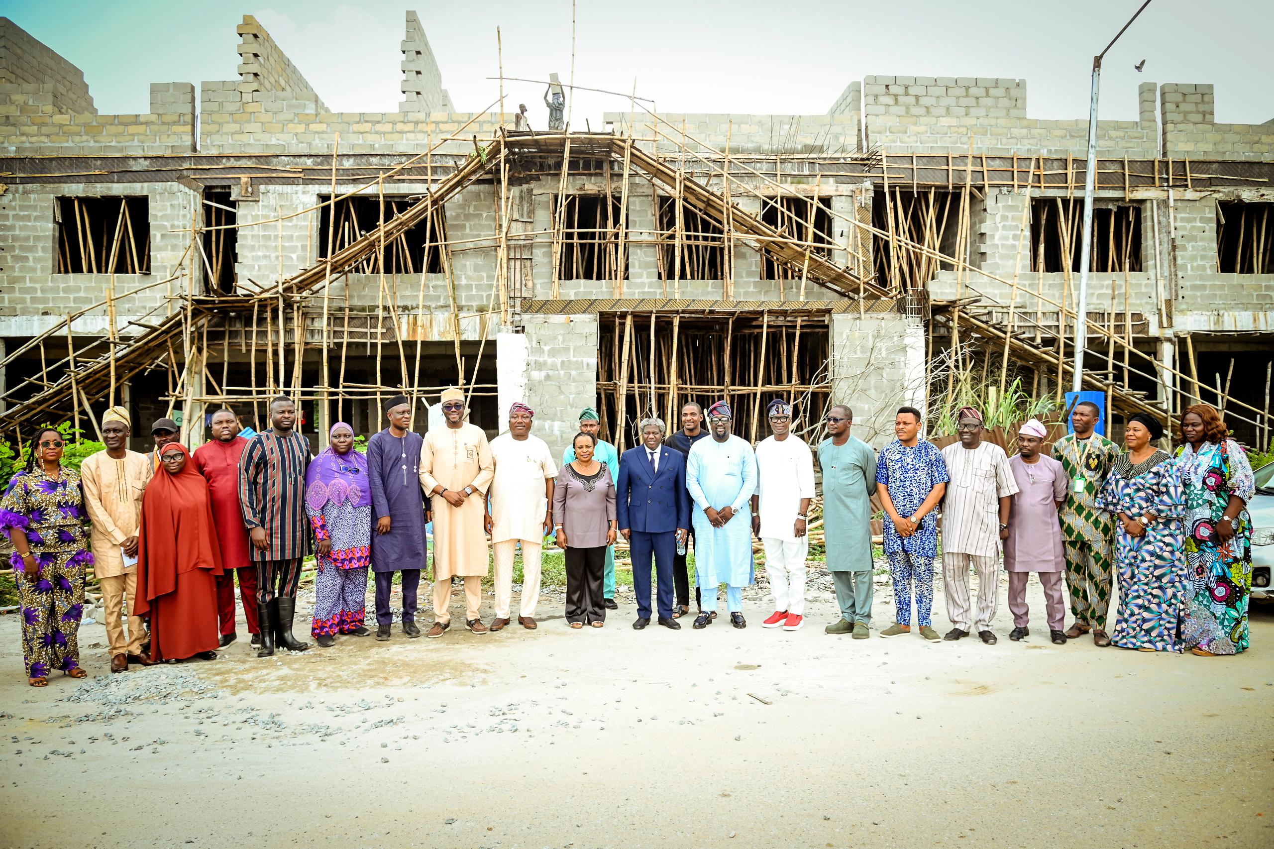 LAGOS COMMISSIONER, SPECIAL ADVISER BRIEF LASU VICE-CHANCELLOR ON TWO ONGOING CAMPUS PROJECTS