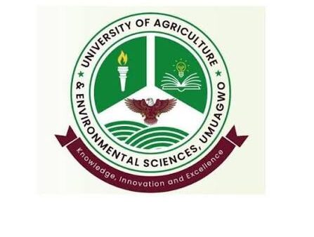 UNIVERSITY OF AGRICULTURE AND ENVIRONMENTAL SCIENCES (UAES), UMUAGWO, RELEASES LIST OF CANDIDATES AWAITING ADMISSION FOR 2026/2027 ACADEMIC SESSION